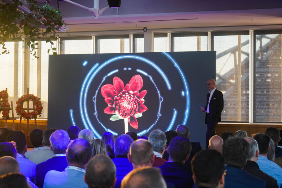 Jérôme Virey lors des 40 ans de Divalto