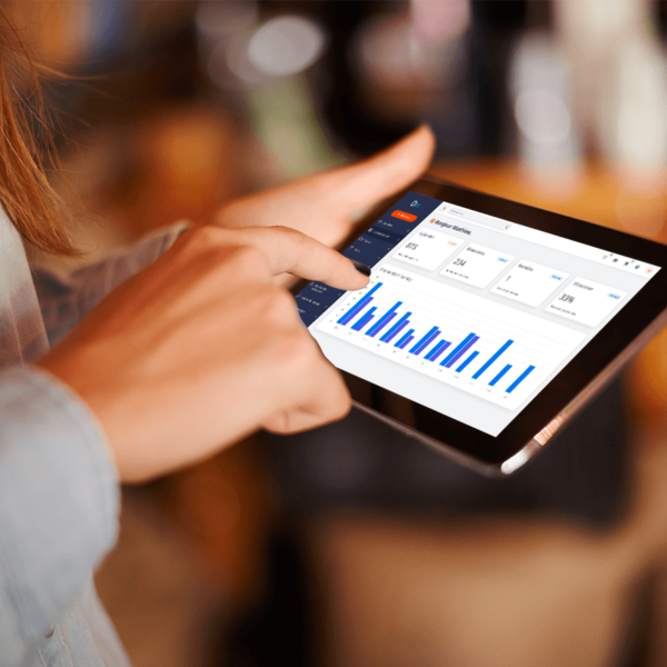 Interface accueil CRM divalto weavy