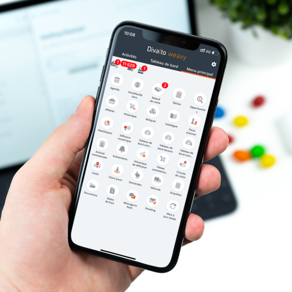 Logiciel CRM mobile divalto weavy