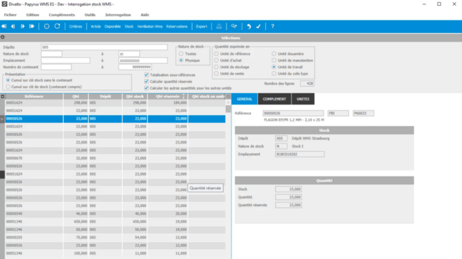 Gestion des Stocks dans l'Entrepôt - Logiciel de WMS