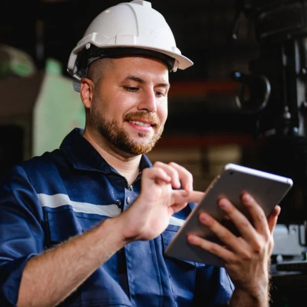 Technicien professionnel inspectant et réparant des équipements industriels