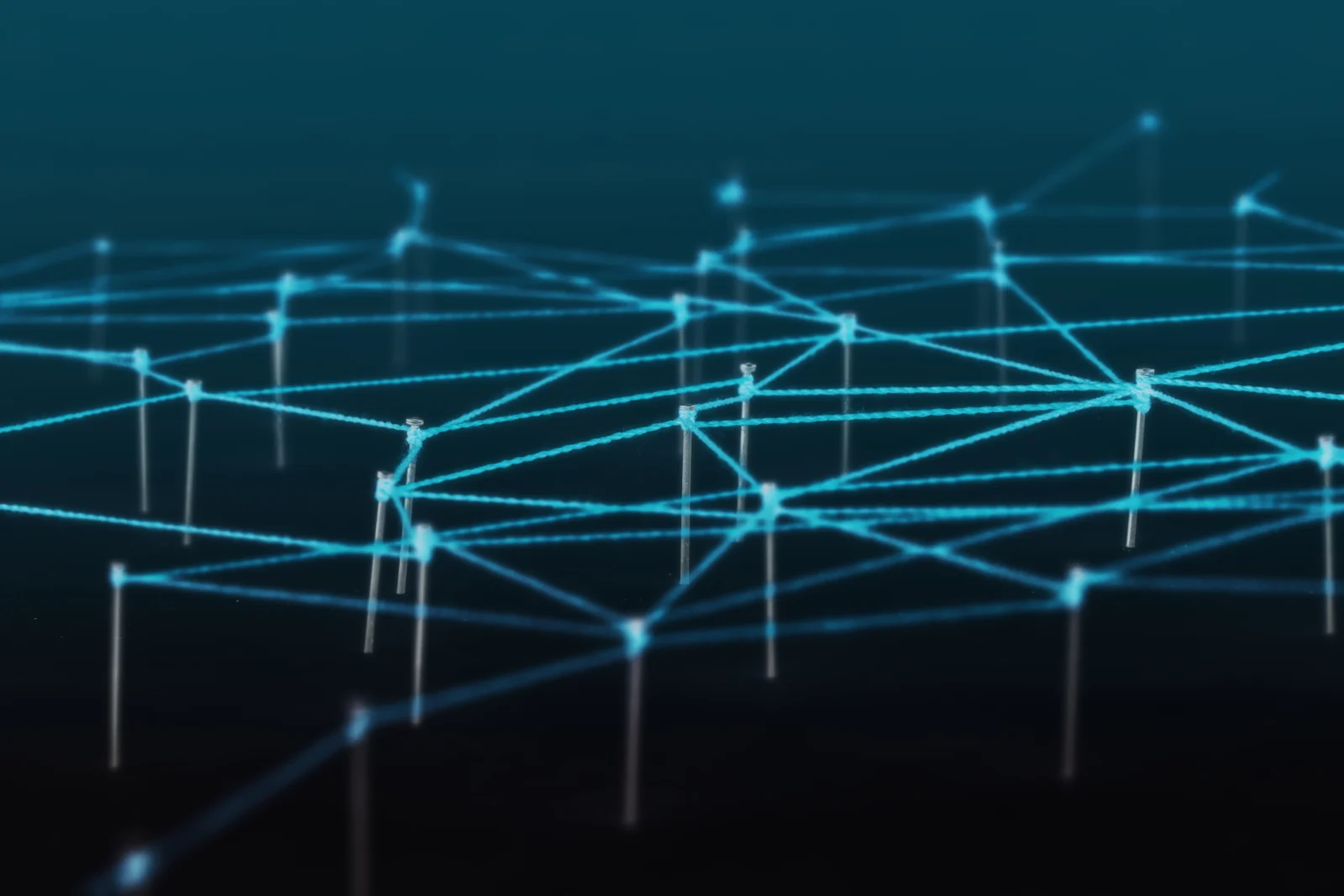 abstract technology background connecting dots digital network design